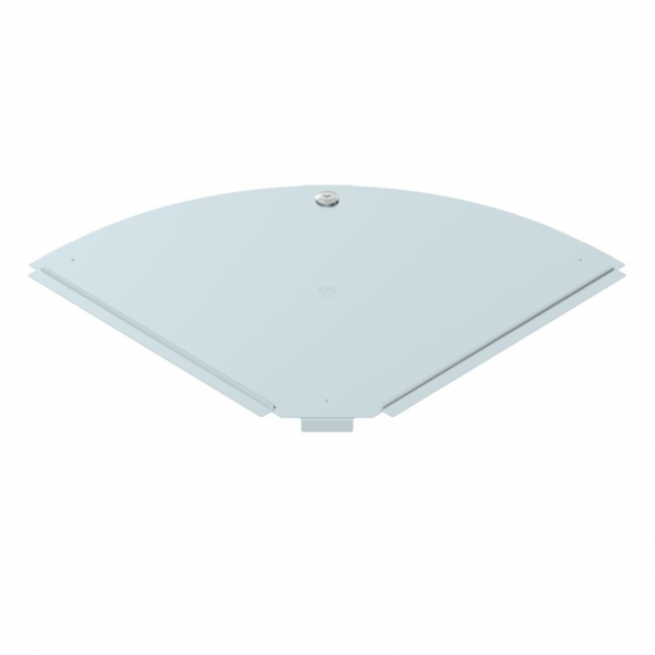 Couvercle BET RBD 90° 300mm acier zingué en continu zinc-aluminium 