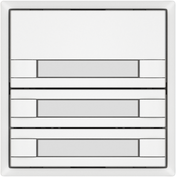 Pulsante KNX RGB EDIZIO.liv SNAPFIX® sensore temp.s.LED targ.3× com.2T bi 
