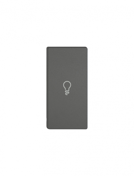 Taste 1/2 EDIZIO.liv Wiser mit SNAPFIX® horiz.mit Symbol Licht dgu 