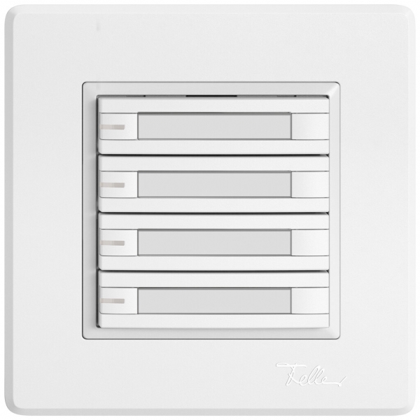 UP-Universaltaster EDIZIO.liv UNI SNAPFIX® m.LED RGB 8× 1-Tbed.Pap.ws 