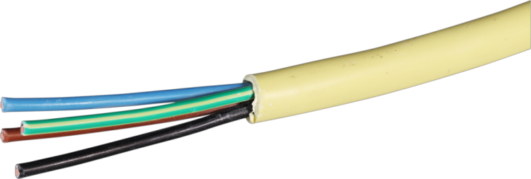 Cavo FE05C giallo 4x1,5 mm2 Cca 3LPE Una lunghezza