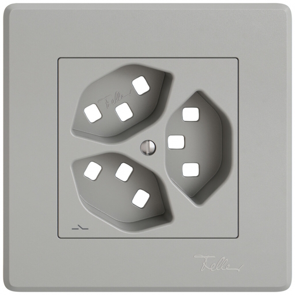 UP-Montageset EDIZIO.liv SNAPFIX® für 3×T23 getrennt hgu 