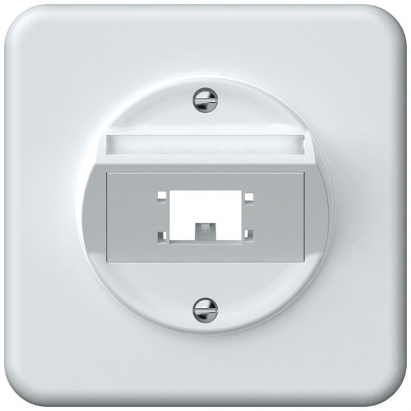 Boîte de raccordement ENC origin cat.6 oblique 92×92mm blanc 