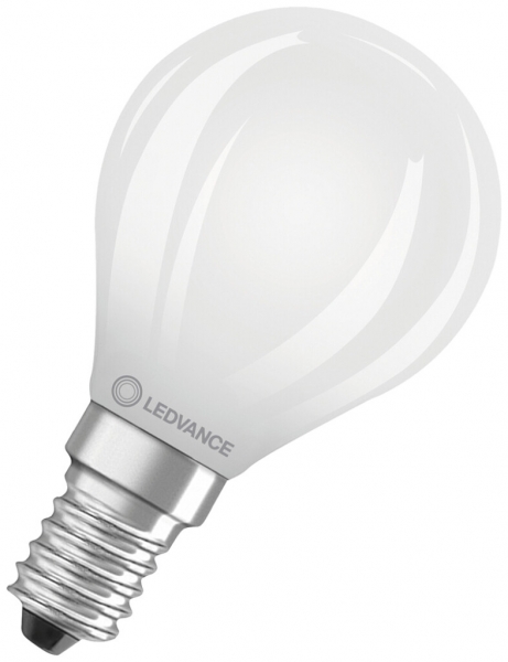 Lampada LED LEDVANCE CLASSIC P E14 5.9W 806lm 2700K REG Ø45×77mm opaco 