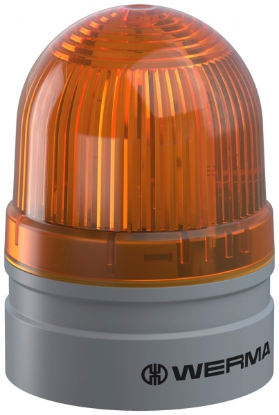 Lampada flash WERMA Mini TwinFLASH, 115...230VAC, giallo 