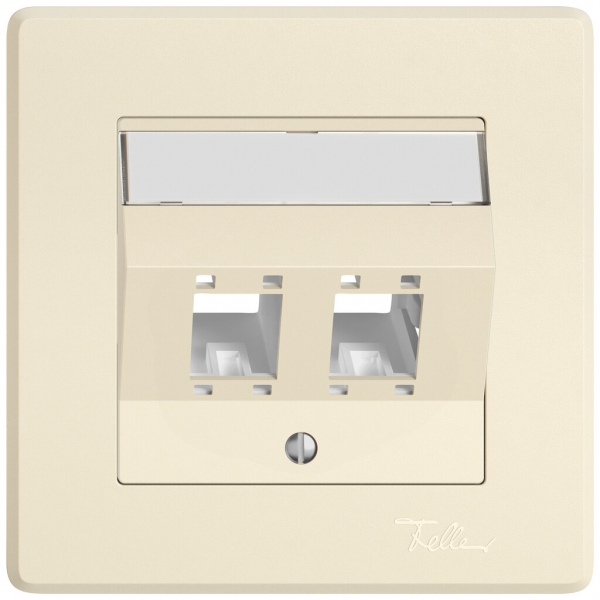 Kit di montaggio INC EDIZIO.liv SNAPFIX® per freenet cat.5e/6 adattatore 2× cr 
