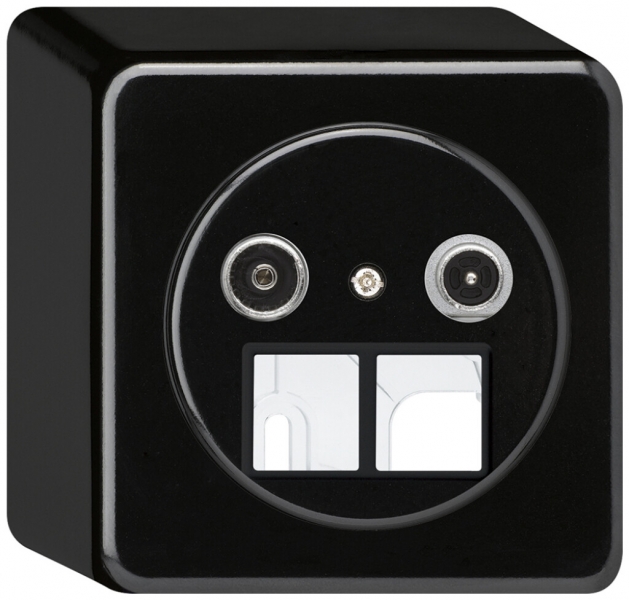Prise multimédia AP basico TV-R 23dB 2GHz noir 