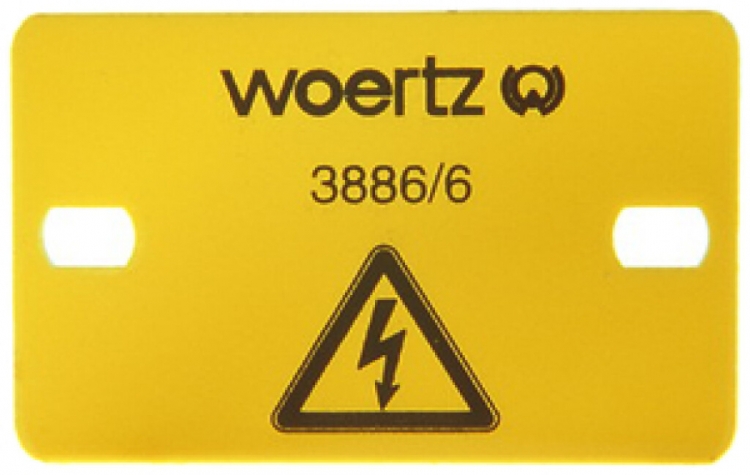 Couvre-bornes Woertz pour 6 bornes 4mm² 