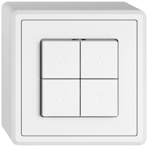 Interrupteur pour stores AP EDIZIO.liv SNAPFIX® 10A 250V 4 touches 2 canaux bc 