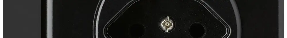 Prise AP basico type 13 noir h=54mm 