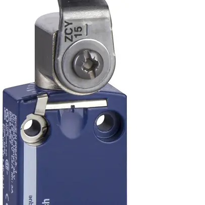 Interrupteur de position OsiSense XCMD levier à galet rouleau plastique, M12 5L 