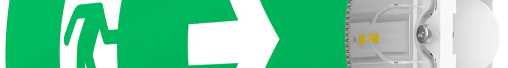 Lum.d.voi.d.sec.LED Sylvania LifeSafe IP65 en saillie/à encastrer 1170lm 3hbt bc 