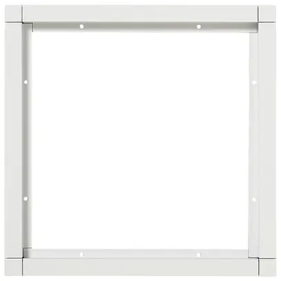 Cornice combinato Siedle, in alluminio, 231×231×15mm, bianco 