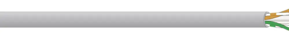 Cavo informatica Dätwyler CU 662 4P U/UTP, cat.6 PVC Eca box 305m grigio 