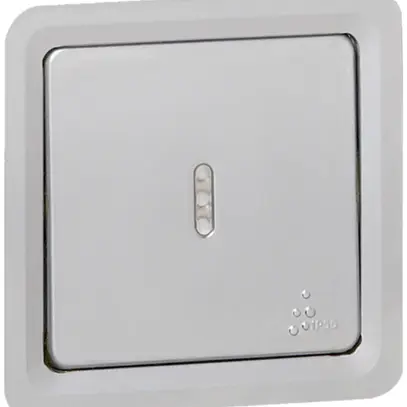 Interruttore a bilico INC Soliroc 3/1L con relè tempo cromato 