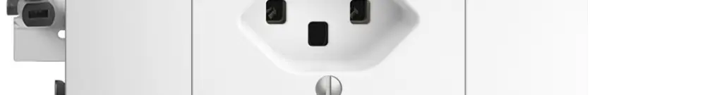 Presa INS EDIZIOdue T23 16A bianco 53mm, morsetti a vite 