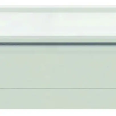 Elemento terminale DOTLUX LINEAselect, 256×64×63mm, in accaio, senza premistoppa 