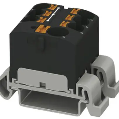 Blocco di distribuzione PX PTFIX 10/6X4-NS35A BK 