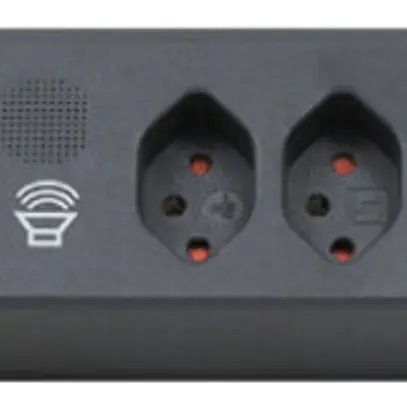 Prise multiple Secure-Tec interrupteur max.19500A 5+2 90°×T13 3m an 
