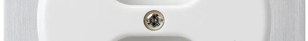 Inserto per presa INC basico 2×tipo 13/1 bianco con protezione bambini 