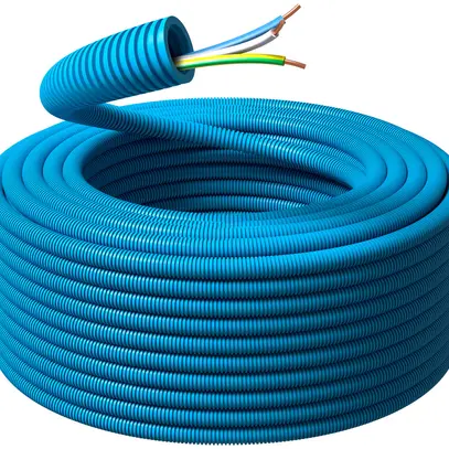 Tubo d'installazione precablato KRFWG PM M20 blu H07V-U 3×1.5mm² bl/bi/ve-gi 