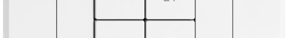 UP-Storenschalter EDIZIO.liv Wiser SNAPFIX® 1 Szene 4 Tasten WLAN ws 