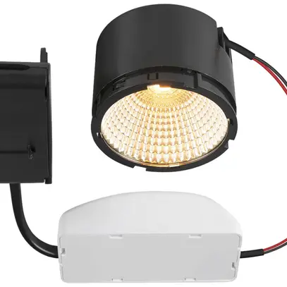 Partie lumineuse SLV NEW TRIA 13.3W 1200lm 930 60° VAR Ø70 noir 