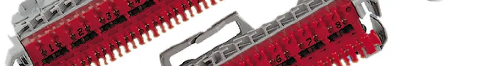 Striscia di messa a terra R&M 10DA 2×0.65mm, collegamento verso basso 