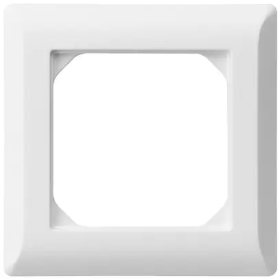 Cadre de recouvrement ENC kallysto.line 1×1 blanc 92×92mm 