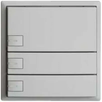 Pulsante KNX RGB EDUE, 250mW, c.LED RGB, 3×pulsante, com.1×tasto, grc 
