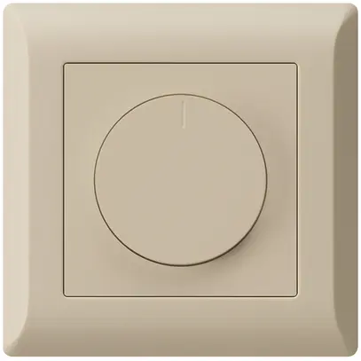 Variatore rotativo universale INC Hager kallysto.line 20…400W/VA beige 