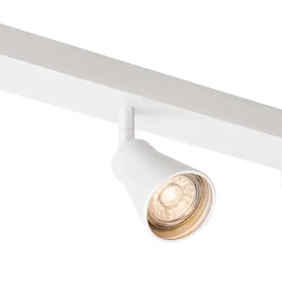 Plafoniera/lpda a muro SLV AVO TRIPLE CW GU10 3×50W 400×95×115mm bianco 