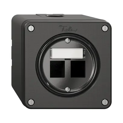 Kit di montaggio NAPU Feller freenet, per uscita diritta, doppio, ne 