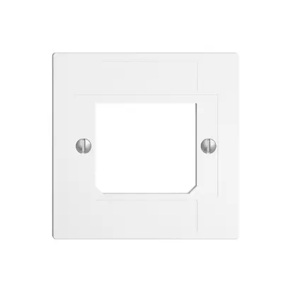 Placca frontale ITplus ADSL EDIZIOdue bianco 3×RJ/1×T+T 