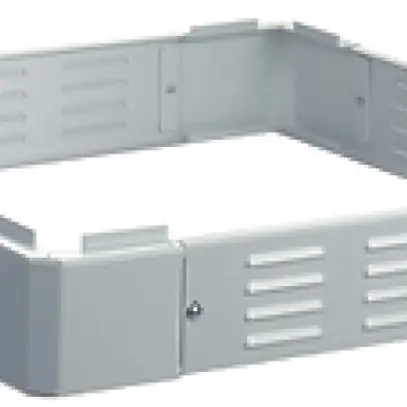 Socle pour armoire Pratik, 100×800×800mm, gris 