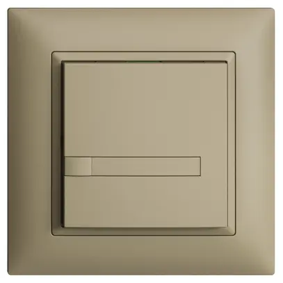 Pulsante KNX RGB INC EDUE FMI, 250mW, s.LED, c.carta, 1×pulsante, 1×tasto, sa 