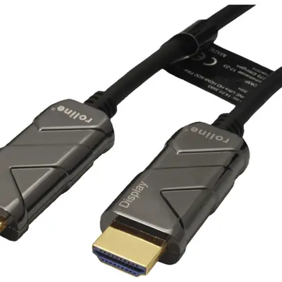 Câble HDMI ROLINE 8K@60Hz (HDMI 2.1) AOC HDR 3D ethernet noir 20m 