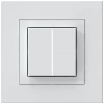 Pulsante senza fili Friends of Hue KPR, 4×, 94×94mm, bianco 