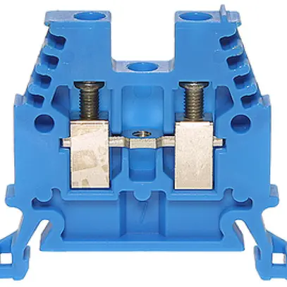 Morsetto di passaggio componibile WZ Ex 0.5…4mm² 32A 1000V vite 2×1 DIN 35mm bl 