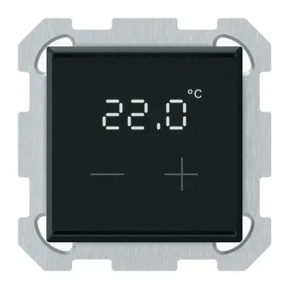 Termostato ambiente KNX INC KAL con display LED nero 