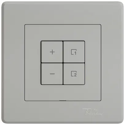 UP-Nebenstelle Dimmer EDIZIO.liv Wiser SNAPFIX® 1 Szene 4 Tasten WLAN hgu 