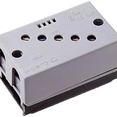 Scatola di raccordo Woertz per cavo piatto Technofil 5P 3×Ø10mm transparent 