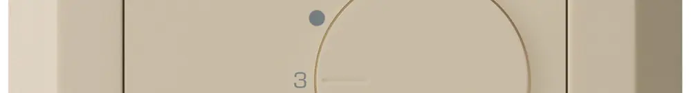 Termostato ambiente INC kallysto.line beige senza interruttore 
