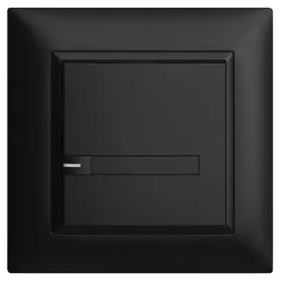 Pulsante KNX RGB INC EDUE FMI, 250mW, c.LED RGB, carta, 1×pulsante, 1×tasto, ne 