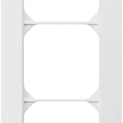 Telaio di copertura INC kallysto.trend 3×1 bianco 94×214mm 