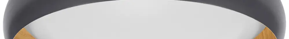 LED-Deckenleuchte LEDVANCE Orbis Livia 24W 1200lm 830 Ø430×115mm grau/Holz 