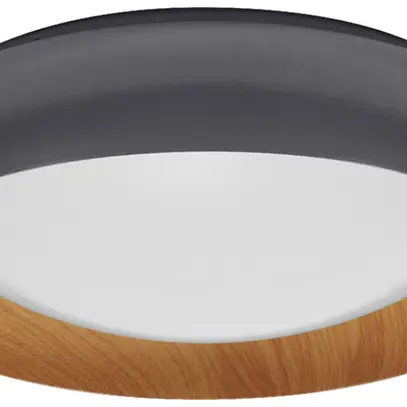 LED-Deckenleuchte LEDVANCE Orbis Livia 24W 1200lm 830 Ø430×115mm grau/Holz 