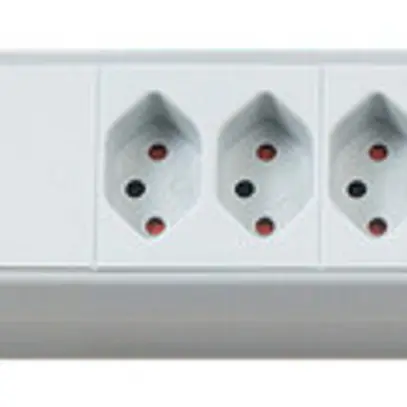 Prise multiple cleverLINE suspension 16×T13 3m H05VV-F 3×1.5mm² grc 