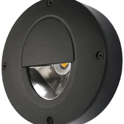 Lampada apparente LED SG Callisto 3W 100lm 827 IP65 REG Ø110mm nero 