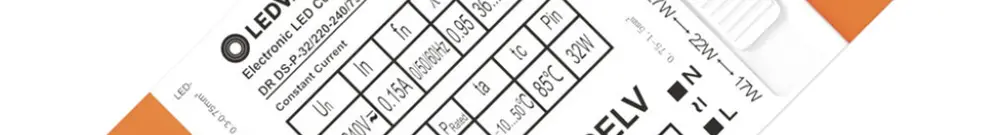 LED-Betriebsgerät LEDVANCE DR DS-P 17…32W 60V 410…750mA ON/OFF 